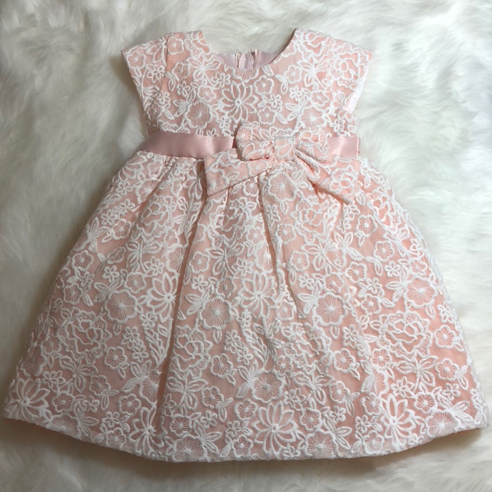 NWOT XL Sweet Kids USA Pink Embroidered Dress!